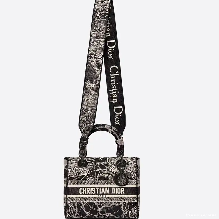 Cheap World Motif Around the Lady Black Canvas D-lite Bag Medium 0613 Luxury